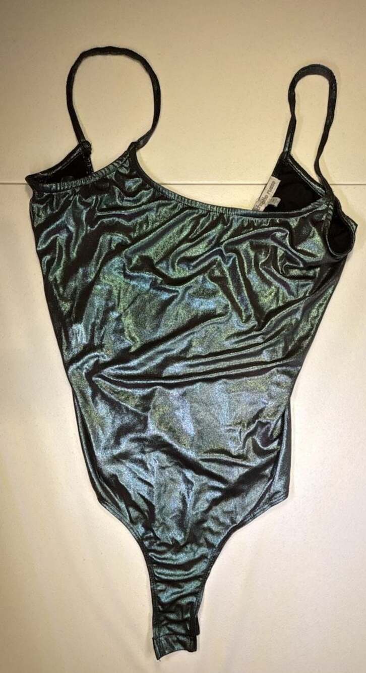 Charlotte Russe Metallic Bodysuit